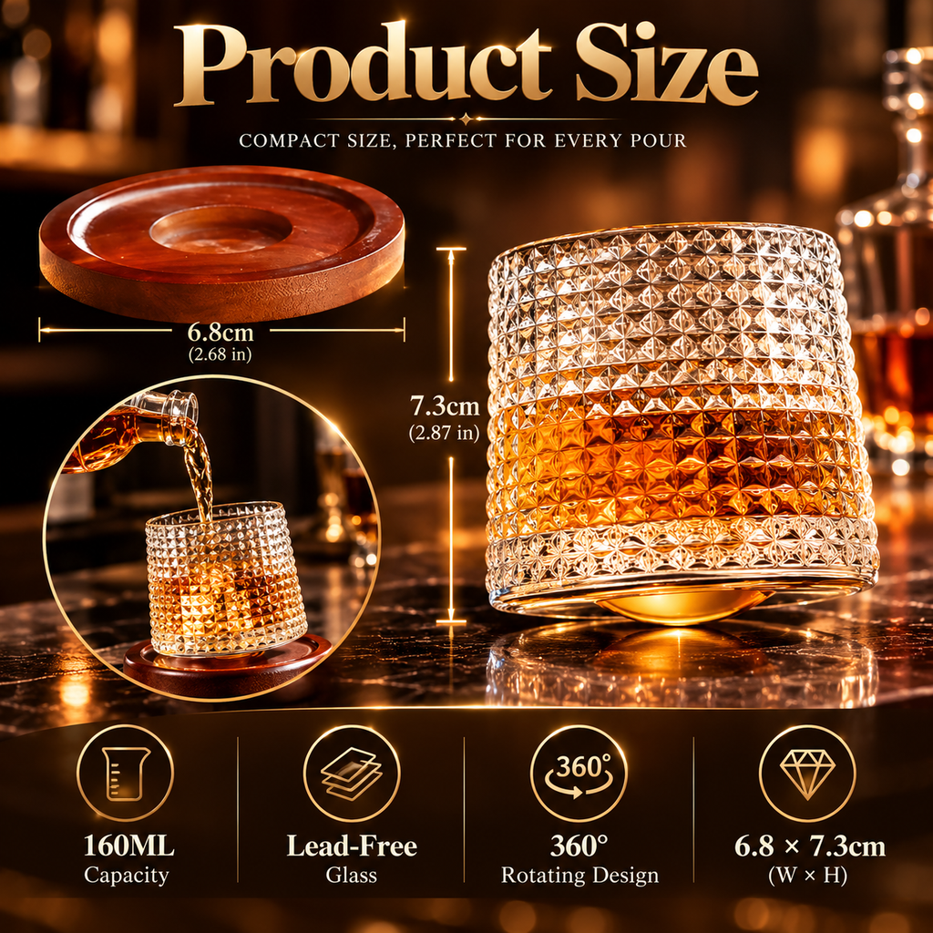 Jollysocks 360° Swivel Whiskey Glass