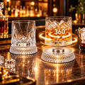 Jollysocks 360° Crystal Spin Whiskey Glass